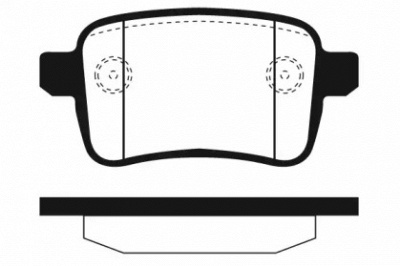 RAICAM ra11051 -  Комплект тормозных колодок, дисковый тормоз