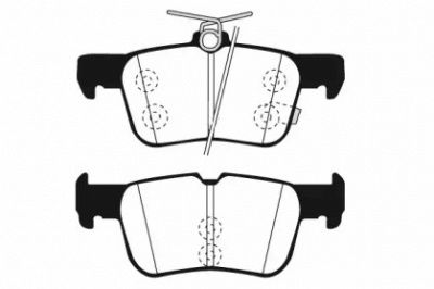 RAICAM ra11121 -  Комплект тормозных колодок, дисковый тормоз