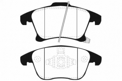 RAICAM ra11130 -  Комплект тормозных колодок, дисковый тормоз