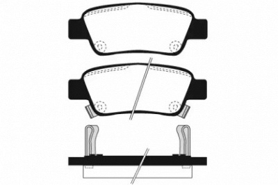 RAICAM ra11180 -  Комплект тормозных колодок, дисковый тормоз