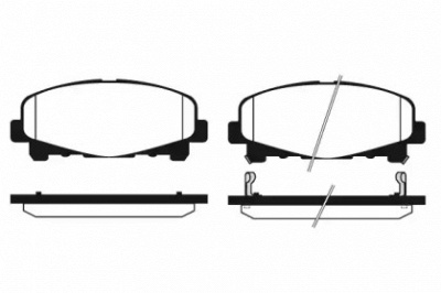 RAICAM ra11190 -  Комплект тормозных колодок, дисковый тормоз