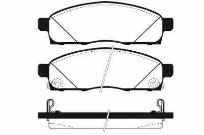 RAICAM ra11200 -  Комплект тормозных колодок, дисковый тормоз