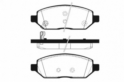 RAICAM ra11230 -  Комплект тормозных колодок, дисковый тормоз