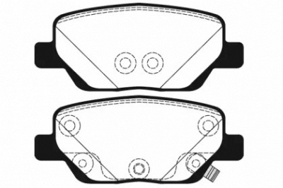 RAICAM ra11410 -  Комплект тормозных колодок, дисковый тормоз