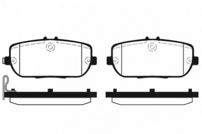 RAICAM ra11450 -  Комплект тормозных колодок, дисковый тормоз