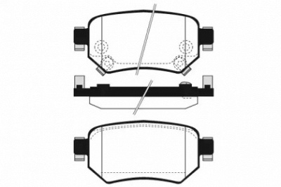 RAICAM ra11560 -  Комплект тормозных колодок, дисковый тормоз