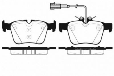 RAICAM ra11650 -  Комплект тормозных колодок, дисковый тормоз