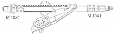 REMSA 190368 -  Тормозной шланг