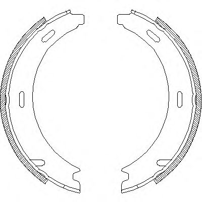 REMSA 409400 -  Комплект тормозных колодок
