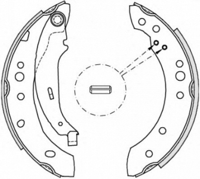 REMSA 414902 -  Комплект тормозных колодок
