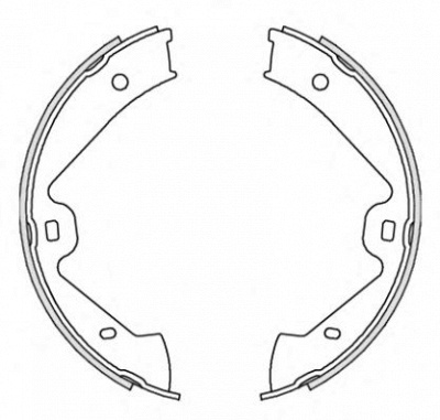 REMSA 467500 -  Комплект тормозных колодок