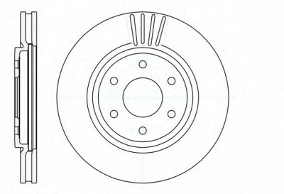 REMSA 6103710 -  Тормозной диск