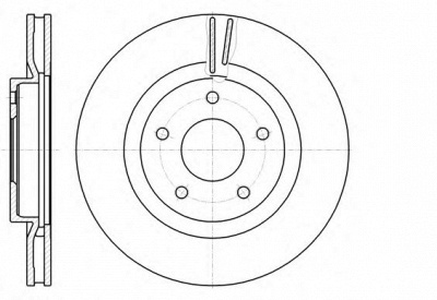 REMSA 6108710 -  Тормозной диск