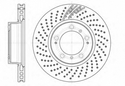 REMSA 6113310 -  Тормозной диск
