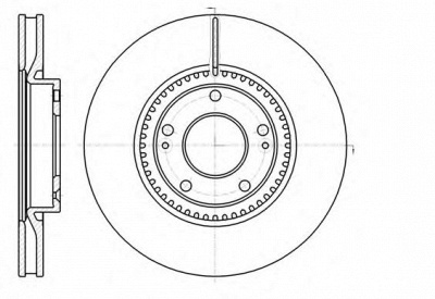 REMSA 6121710 -  Тормозной диск