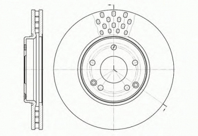 REMSA 6122510 -  Тормозной диск