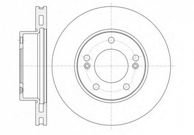 REMSA 6132310 -  Тормозной диск