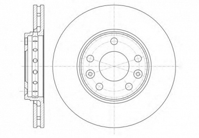 REMSA 6134610 -  Тормозной диск