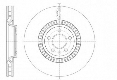 REMSA 6144610 -  Тормозной диск