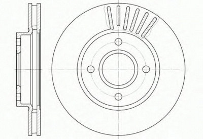 REMSA 621110 -  Тормозной диск