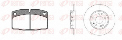 REMSA 810101 -  Комплект тормозов, дисковый тормозной механизм