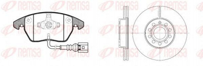 REMSA 8103000 -  Комплект тормозов, дисковый тормозной механизм