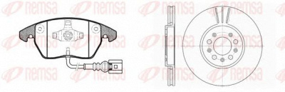 REMSA 8103003 -  Комплект тормозов, дисковый тормозной механизм