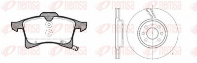 REMSA 8103601 -  Комплект тормозов, дисковый тормозной механизм