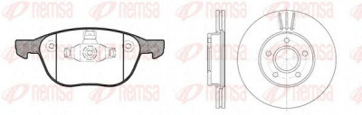 REMSA 8108200 -  Комплект тормозов, дисковый тормозной механизм