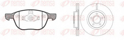 REMSA 8108201 -  Комплект тормозов, дисковый тормозной механизм