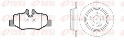 REMSA 8111000 -  Комплект тормозов, дисковый тормозной механизм