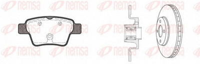 REMSA 8113821 -  Комплект тормозов, дисковый тормозной механизм
