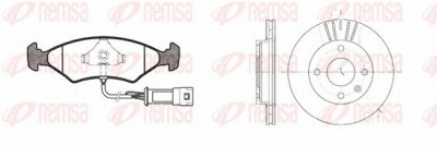 REMSA 811902 -  Комплект тормозов, дисковый тормозной механизм
