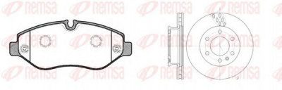 REMSA 8124500 -  Комплект тормозов, дисковый тормозной механизм
