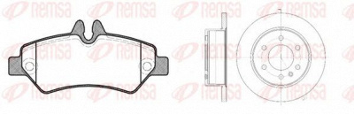 REMSA 8124600 -  Комплект тормозов, дисковый тормозной механизм