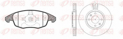 REMSA 8124800 -  Комплект тормозов, дисковый тормозной механизм
