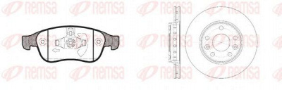 REMSA 8124801 -  Комплект тормозов, дисковый тормозной механизм