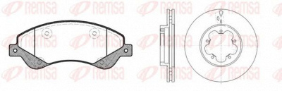 REMSA 8125100 -  Комплект тормозов, дисковый тормозной механизм
