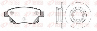 REMSA 8125200 -  Комплект тормозов, дисковый тормозной механизм