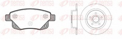 REMSA 8125201 -  Комплект тормозов, дисковый тормозной механизм