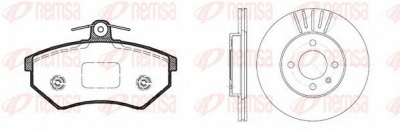 REMSA 813400 -  Комплект тормозов, дисковый тормозной механизм