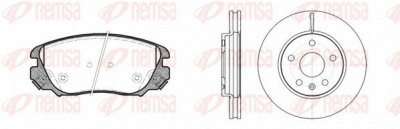 REMSA 8138500 -  Комплект тормозов, дисковый тормозной механизм