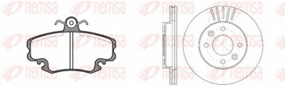 REMSA 814105 -  Комплект тормозов, дисковый тормозной механизм