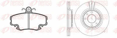 REMSA 814106 -  Комплект тормозов, дисковый тормозной механизм