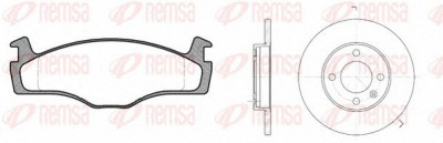 REMSA 817101 -  Комплект тормозов, дисковый тормозной механизм