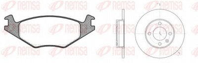 REMSA 817102 -  Комплект тормозов, дисковый тормозной механизм
