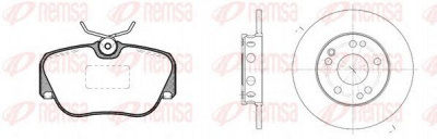 REMSA 828400 -  Комплект тормозов, дисковый тормозной механизм