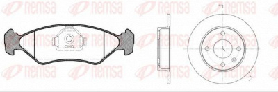 REMSA 828500 -  Комплект тормозов, дисковый тормозной механизм