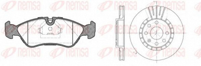 REMSA 828600 -  Комплект тормозов, дисковый тормозной механизм