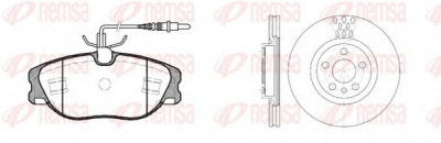 REMSA 830500 -  Комплект тормозов, дисковый тормозной механизм